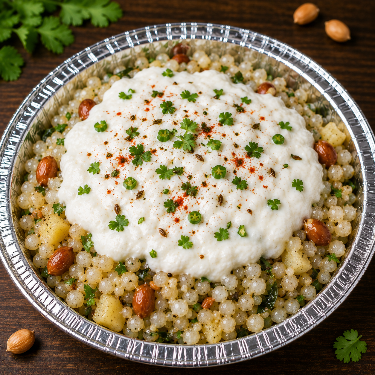 Sabudane Dahi Khichdi